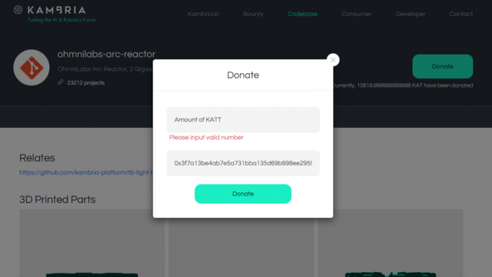 Progress Update — July 2018 Kambria July 2018 development update