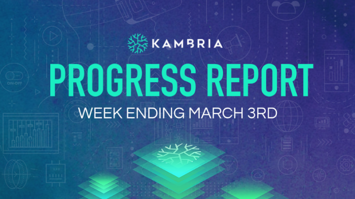 Kambria Weekly Progress Report: March 3rd KAT Kambria Bibox listing
