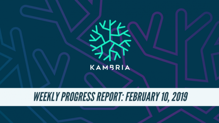 Kambria Weekly Progress Report: February