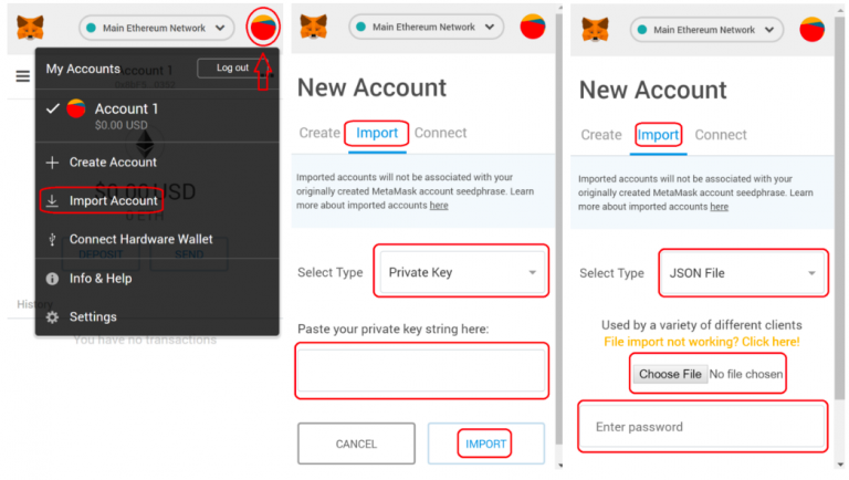 metamask kambria token portal