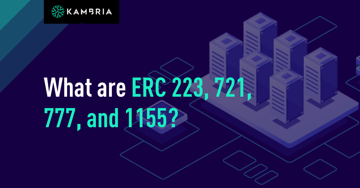 What are ERC 223, 721, 777, 1155?