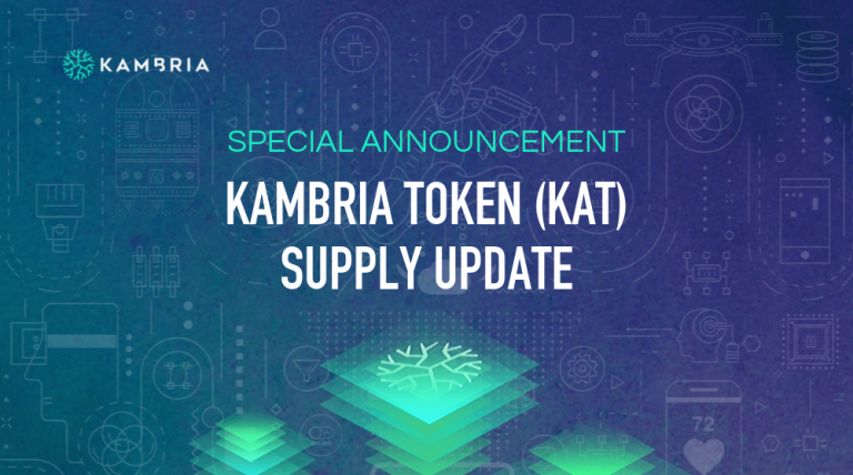 Kambria token (KAT) supply update