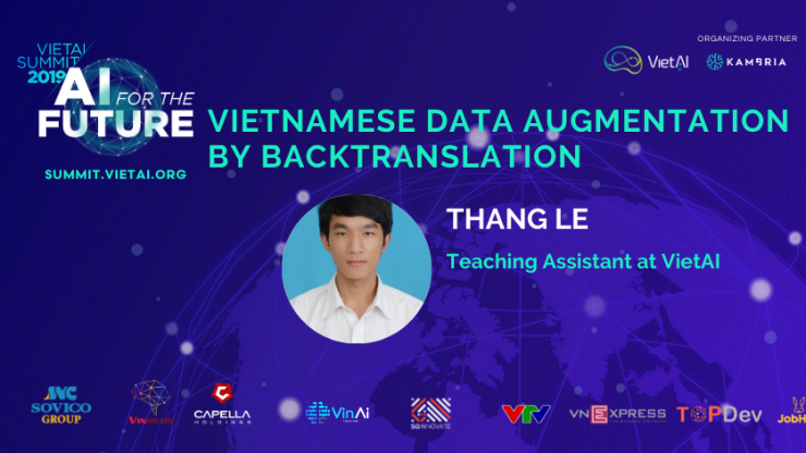 Vietnamese Data Augmentation by Backtranslation - VietAI Summit 2019