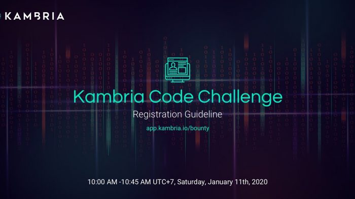 Kambria Progress Report -- January 2020, Part 1