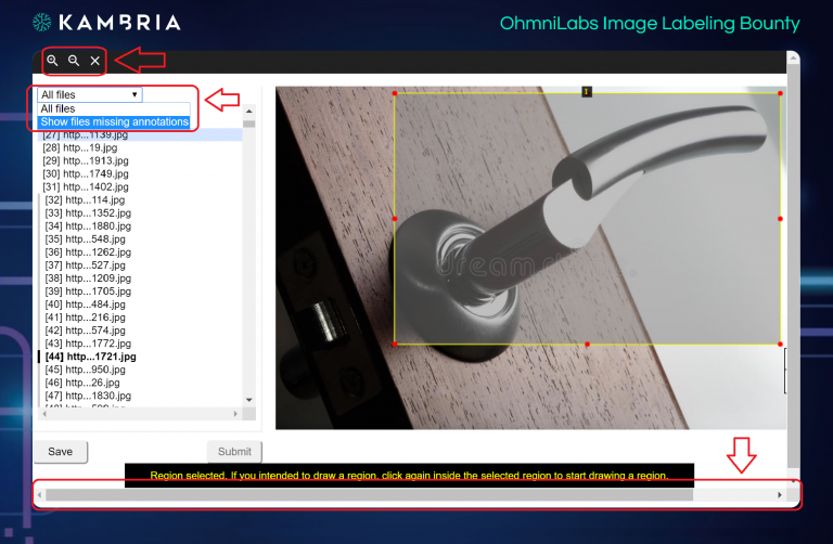 image tagging interface tools