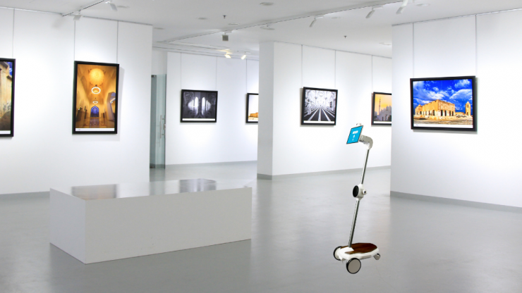 Xeo Chu Virtual Exhibition Ohmni Telepresence Robot