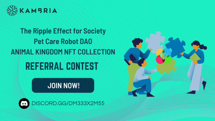 Join the Pet Care Robot DAO - ANIMAL KINGDOM NFT COLLECTION REFERRAL CONTEST now!