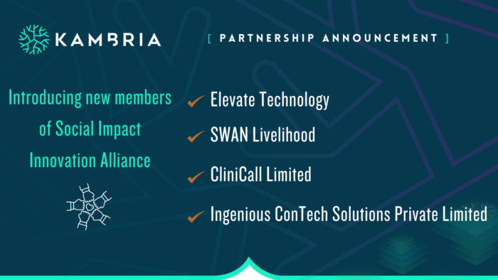 Introducing new members of Social Impact Innovation Alliance: Elevate Technology, SWAN Livelihood, CliniCall Limited, Ingenious ConTech Solutions Private Limited